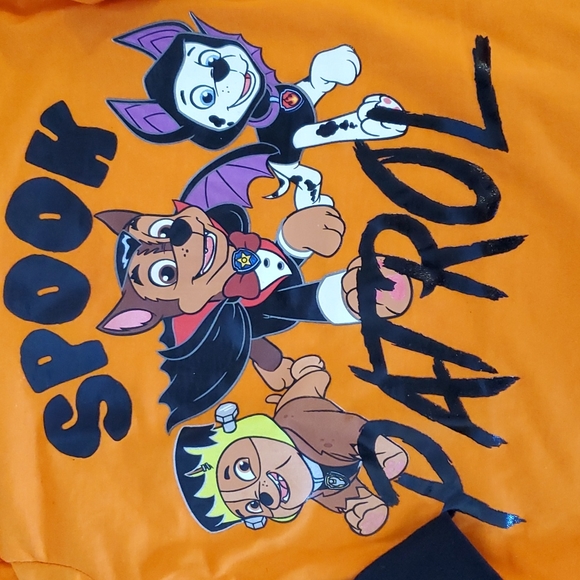 Toddler Boys Girl Paw Patrol SPOOK PATROL Halloween T-Shirt Size 2T Marshall NWT - Picture 2 of 2